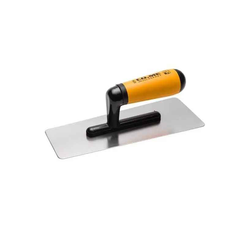 Co.Me Professional Stainless Steel Marmorino Trowel With Rubber Handle