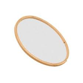 Round Bamboo Wall Mirror