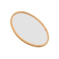 Round Bamboo Wall Mirror